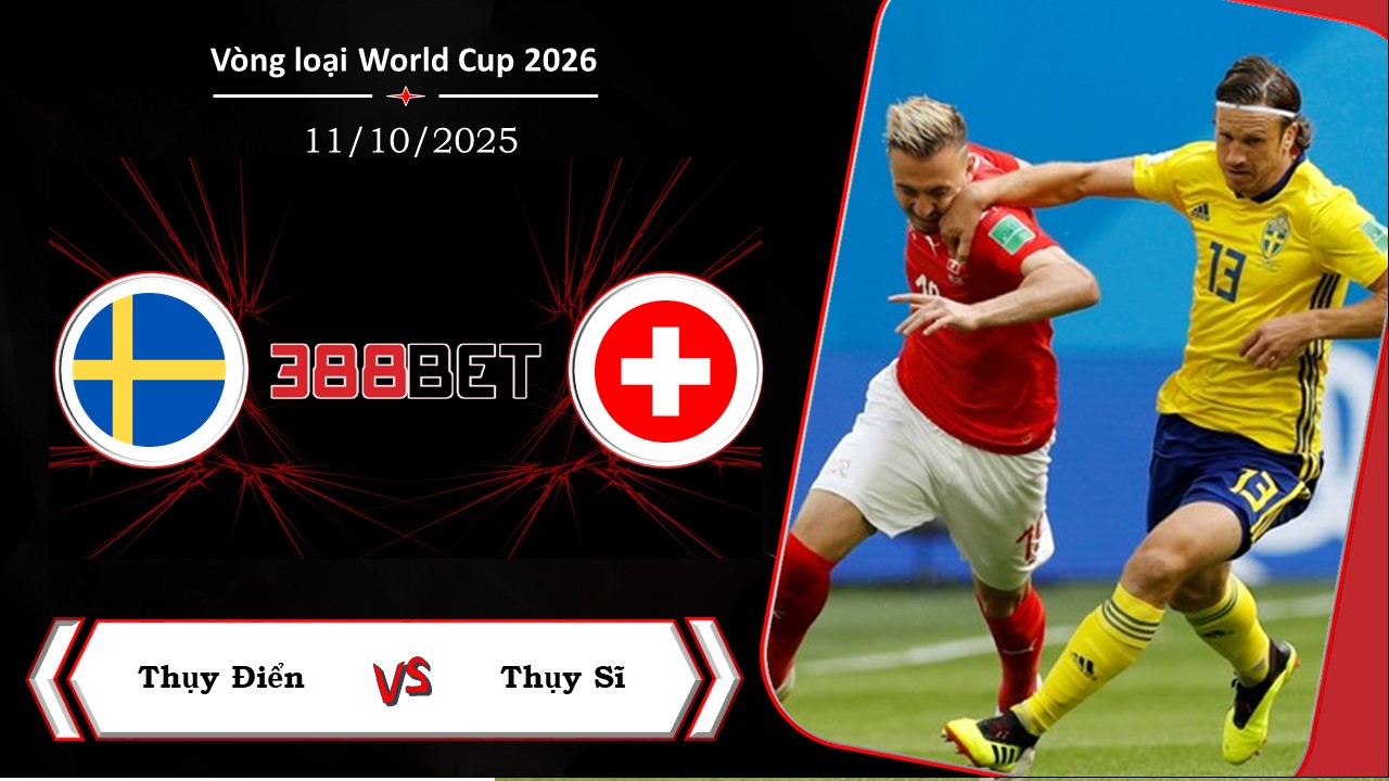 Soi kèo cá cược miễn phí ngày 11/10 Thụy Điển vs Thụy Sĩ: Cân tài cân sức