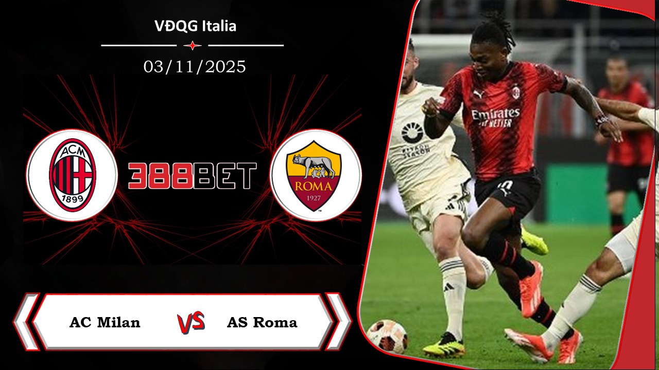 Soi kèo cá cược miễn phí ngày 03/11 AC Milan vs AS Roma: Trận chiến cân não